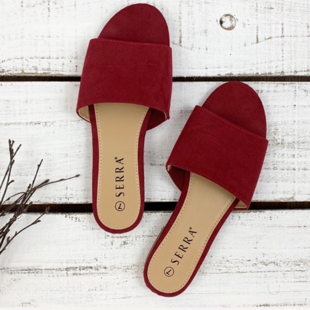Serra Red Wine Sandals - Picture 2 of 4